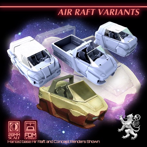 Image of Air Raft Variants
