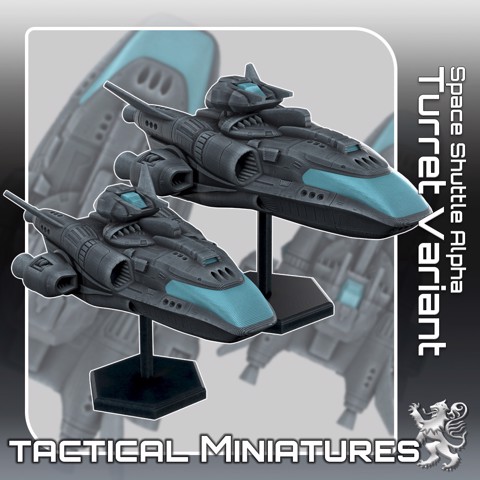 Image of Space Shuttle Alpha Turret Variant Tactical Miniatures