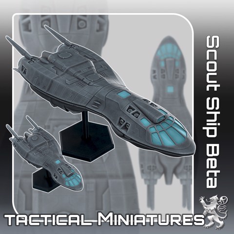 Image of Scout Ship Beta Tactical Miniatures