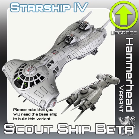 Image of Scout Ship Beta Hammerhead Variant Upgrade