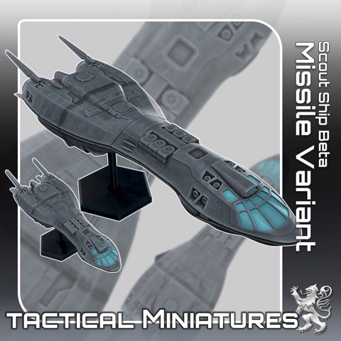 Image of Scout Ship Beta Missile Variant Tactical Miniatures