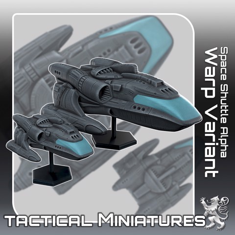 Image of Space Shuttle Alpha Warp Variant Tactical Miniatures