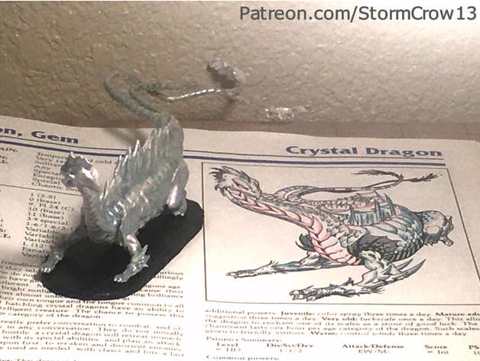 Image of 2nd ed AD&D Crystal Dragon