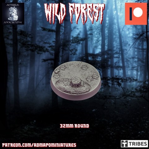 Image of Wild Forest Set 32mm base n.5 (Pre-supported)