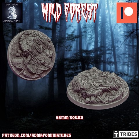 Image of Wild Forest Set 65mm  base n.1 (Pre-supported)