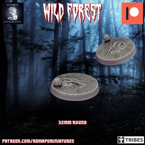 Image of Wild Forest Set 32mm n.2 (Pre-supported)
