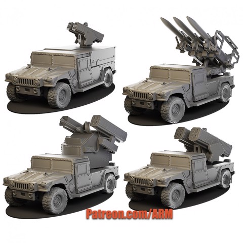 Image of Humvee set