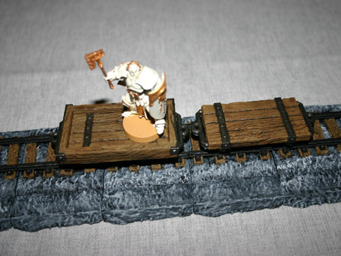 Image of 28mm D&D Flatbed Mine Wagon