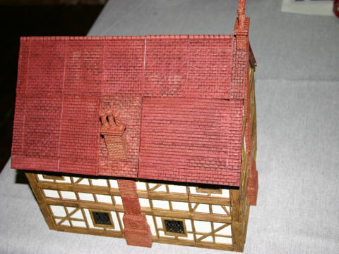 Image of OpenLock Tudor Tiled Roof - Set 3 - Chimney Stacks