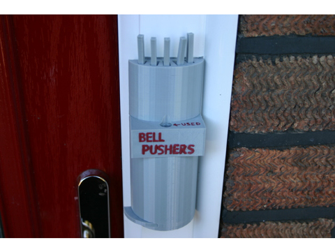 Image of Hands Free Doorbell Pusher Dispenser