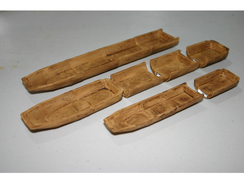 Image of 28mm Scale Log Canoe - sections with OpenLock
