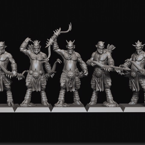 Image of MONGREL WARRIORS WITH BOW