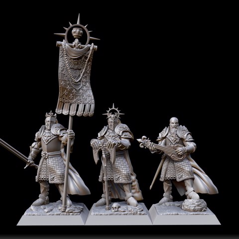 Image of FORLONS COMMAND GROUP (STANDARD BEARER WITH 2 WEAPONS)