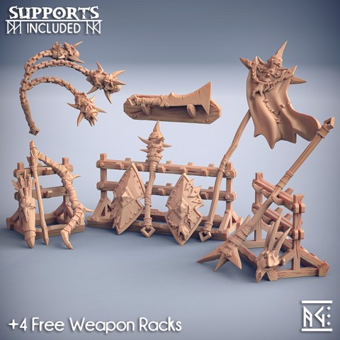 Image of Weapons for Loot & Racks: Bonegnasher Gnolls