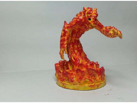 Image of Fire Elemental - Draconic