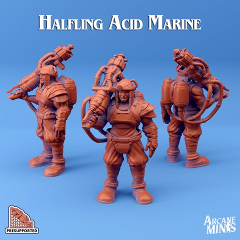 Image of Male Halfling Acid Marine