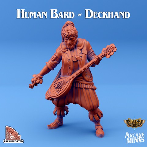 Image of Human Bard - Deckhand