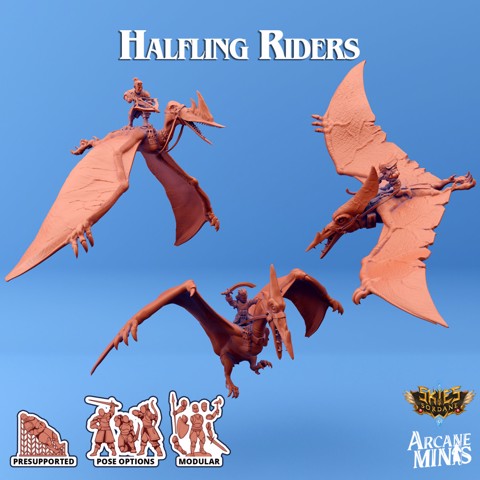 Image of Halfling Terrordactyl Riders