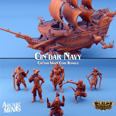 Image of Cin'dar Navy Core Bundle