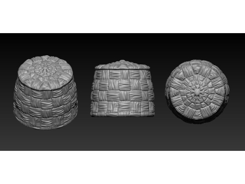 Image of Fish basket for 28mm tabletop gaming