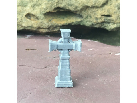 Image of Cross Grave Monument for tabeltop rpg
