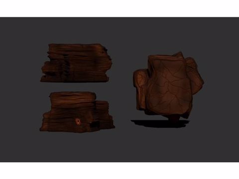 Image of 25mm Decorative Stone Base for tabletop Miniatures DnD