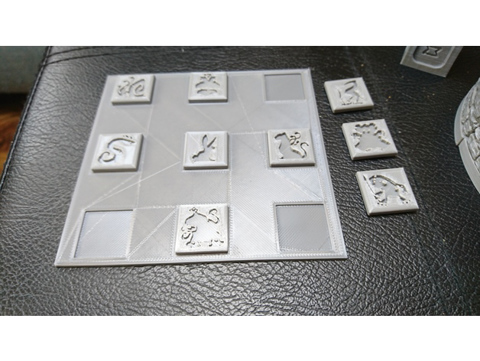 Image of D&D TOA: Tomb of Annihilation Trickster God Puzzle Plate (Area 4)