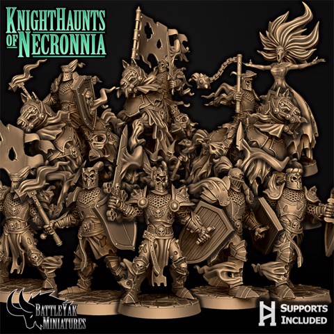 Image of Knighthaunts of Necronnia Character Pack