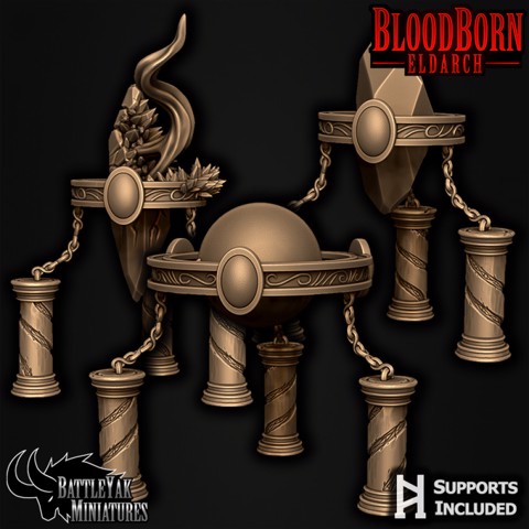 Image of Bloodborn Eldarch Terrain & Customization Pack