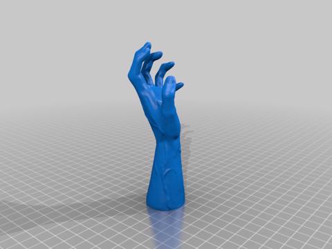 Image of Six fingered hand of a god (Hand of Vecna prop)