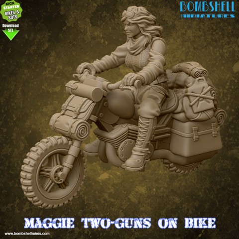 Image of Maggie on Bike