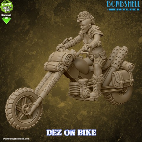 Image of Dez on Bike