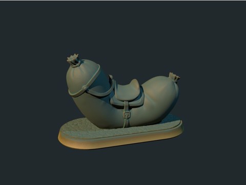 Image of Sausage mount (supportless, FDM friendly)
