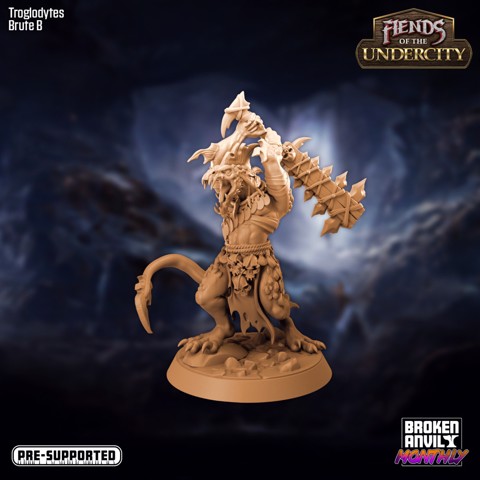 Image of Fiends of the Undercity - Troglodyte Brute B