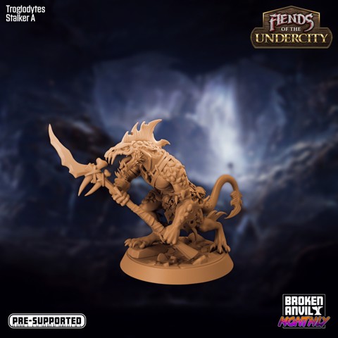 Image of Fiends of the Undercity - Troglodyte Stalker A