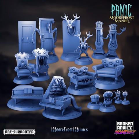 Image of Panic at Moorefrost Manor- Mimics and Regular Versions Complete Set