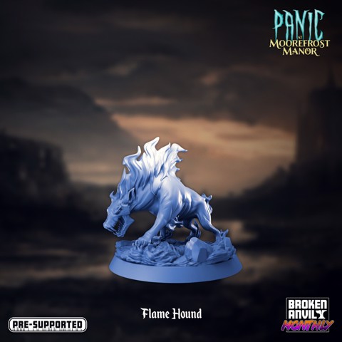 Image of Panic at Moorefrost Manor - Flame Hound