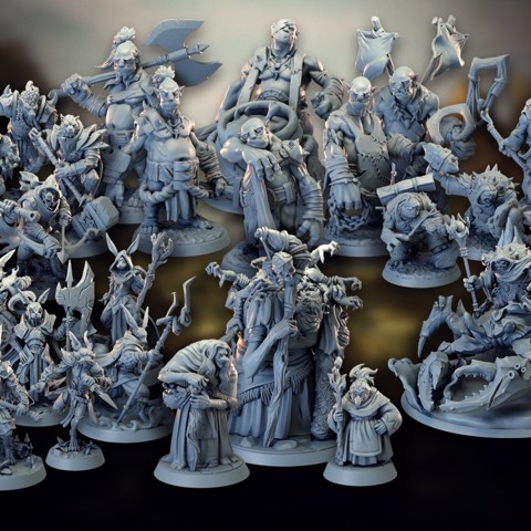 Image of Warriors and Warrens- Complete Set