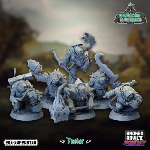 Image of Warriors and Warrens- Tuotar Complete Set