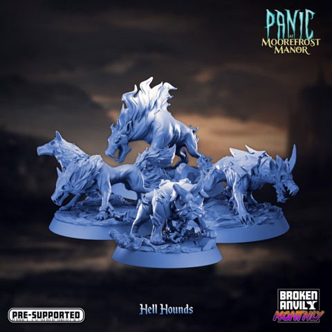 Image of Panic at Moorefrost Manor- HellHounds Complete Set