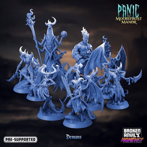 Image of Panic at Moorefrost Manor- Demons of the 7th Gate Complete Set