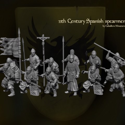 Image of 11th Century Spanish Spearmen