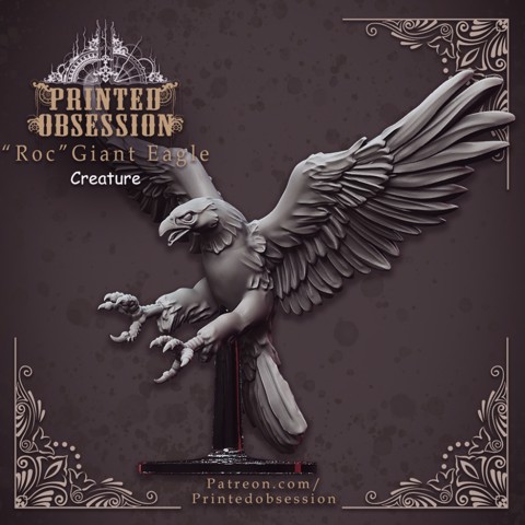 Image of Roc - Giant Eagle mount - Heaven hath no fury - DND - 32 mm scale