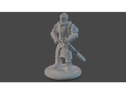 Image of D&D Knight Miniature