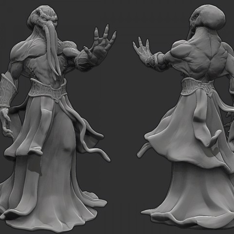 Image of Mind Flayer / Illithid - D&D Miniature