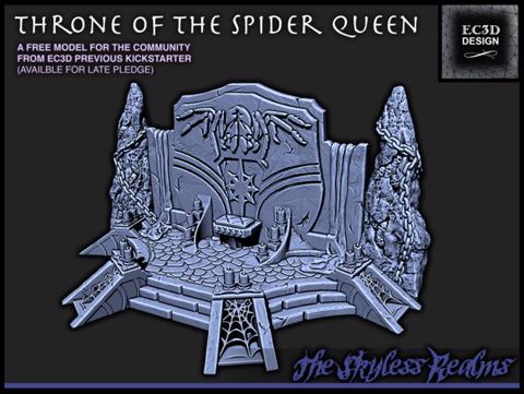 Image of Throne of the Spider Queen - 28mm Gaming - Depths of Savage Atoll