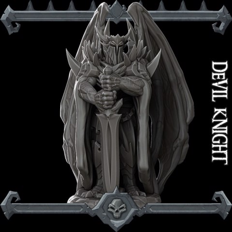 Image of Devil Knight (MONSTER MINIATURES II KICKSTARTER IS NOW LIVE)
