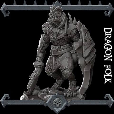 Image of Dragon Folk (MONSTER MINIATURES II KICKSTARTER IS NOW LIVE)