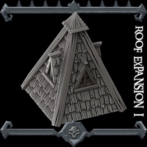 Image of Gothic City: Roof Expansion Pack I (MONSTER MINIATURES II KICKSTARTER IS NOW LIVE)