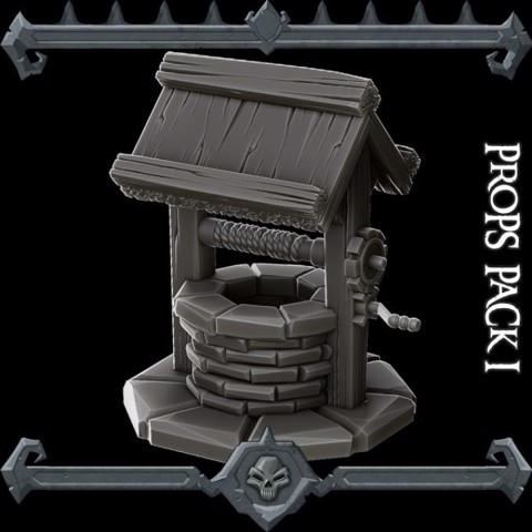 Image of Gothic City: Props Pack I (MONSTER MINIATURES II KICKSTARTER IS NOW LIVE)
